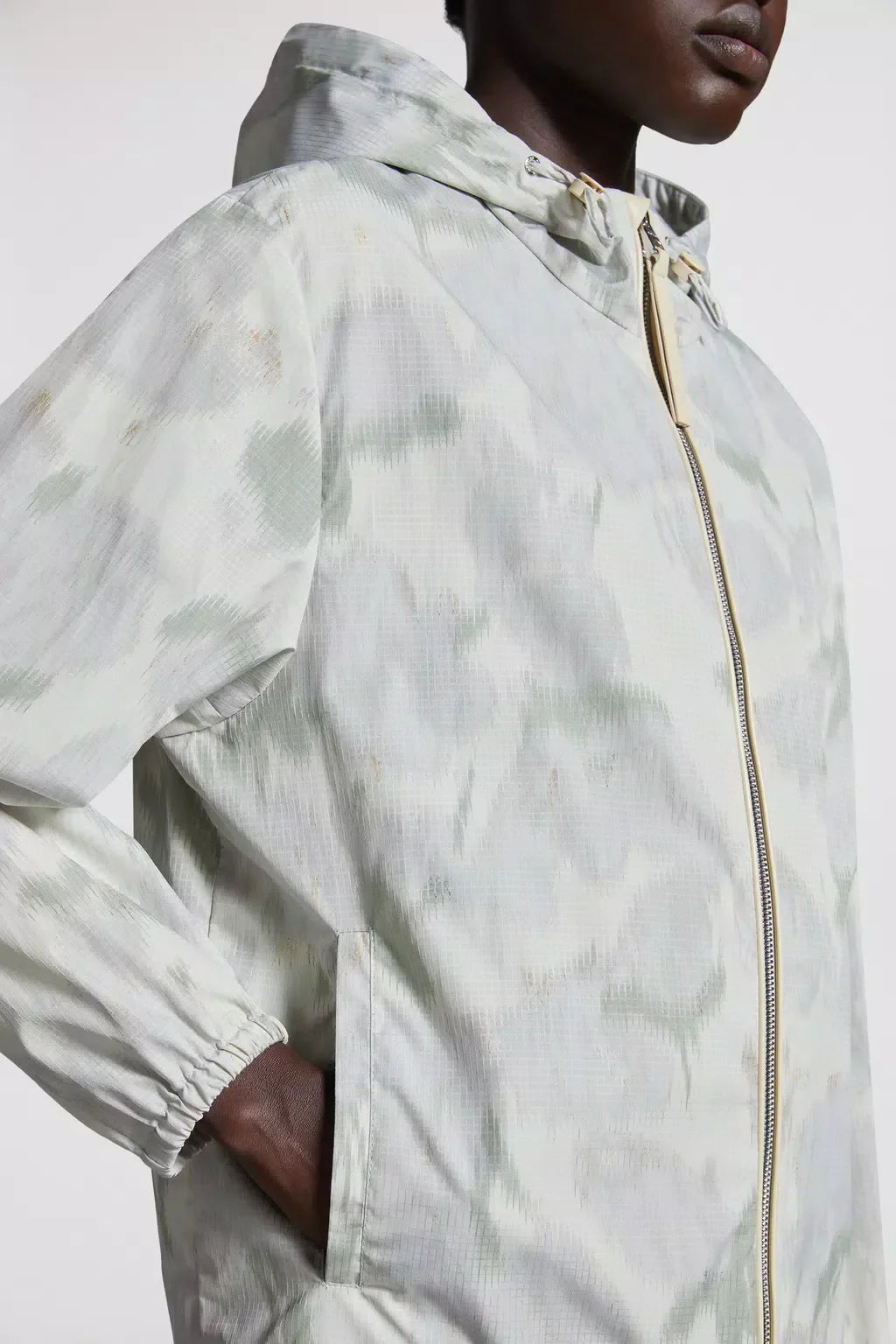 Cardabelle Hooded Jacket – the hooded jacket is enhanced with nylon laqué lining and an adjustable hemline – LUX VERSE Luxury Designer Fashion Outlet