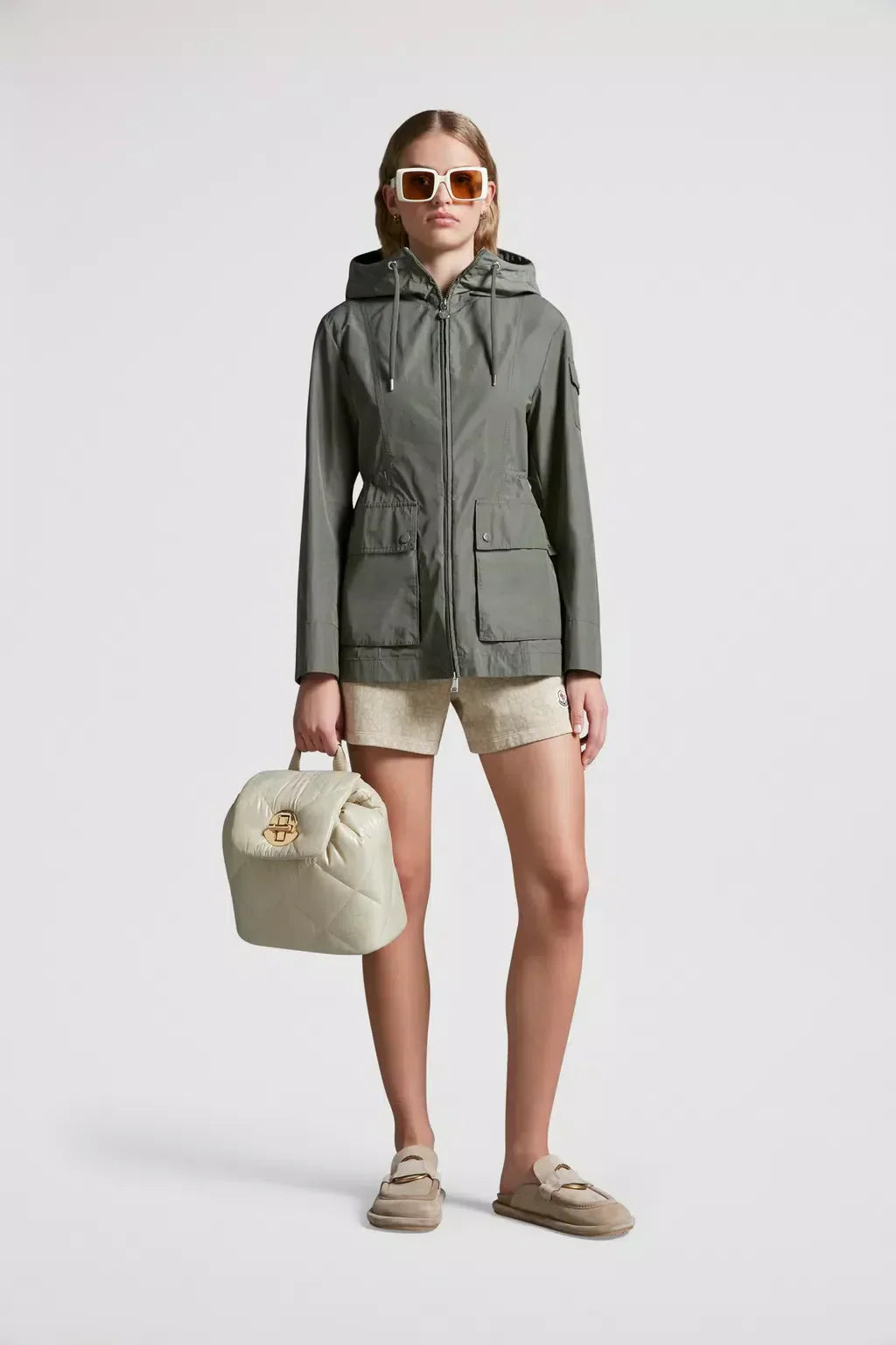 Leandro Parka – crafted from plush corduroy, the puffer vest is enhanced with a detachable hood – LUX VERSE Luxury Designer Fashion Outlet