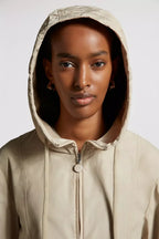 Leandro Parka – crafted from plush corduroy, the puffer vest is enhanced with a detachable hood – LUX VERSE Luxury Designer Fashion Outlet
