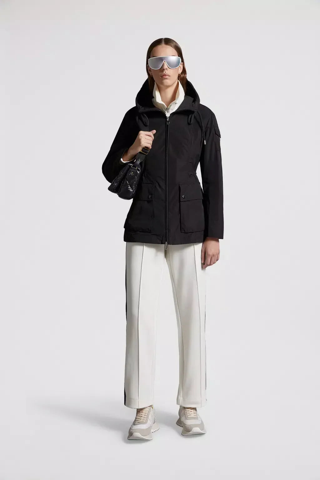 Leandro Parka – an iconic logo patch on the chest adds the finishing touch – LUX VERSE Luxury Designer Fashion Outlet