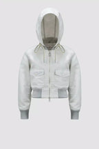 Briseo Satin Bomber Jacket – emblematic of comfortable elegance, the Corinto down jacket is characterized – LUX VERSE Luxury Designer Fashion Outlet