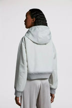 Briseo Satin Bomber Jacket – emblematic of comfortable elegance, the Corinto down jacket is characterized – LUX VERSE Luxury Designer Fashion Outlet
