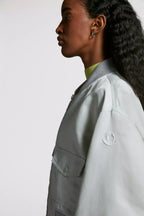 Briseo Satin Bomber Jacket – emblematic of comfortable elegance, the Corinto down jacket is characterized – LUX VERSE Luxury Designer Fashion Outlet