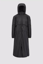 Licasto Rain Coat – exemplary of forward-thinking womenswear cut from performance-oriented fabrics, – LUX VERSE Luxury Designer Fashion Outlet