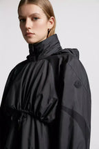 Licasto Rain Coat – exemplary of forward-thinking womenswear cut from performance-oriented fabrics, – LUX VERSE Luxury Designer Fashion Outlet