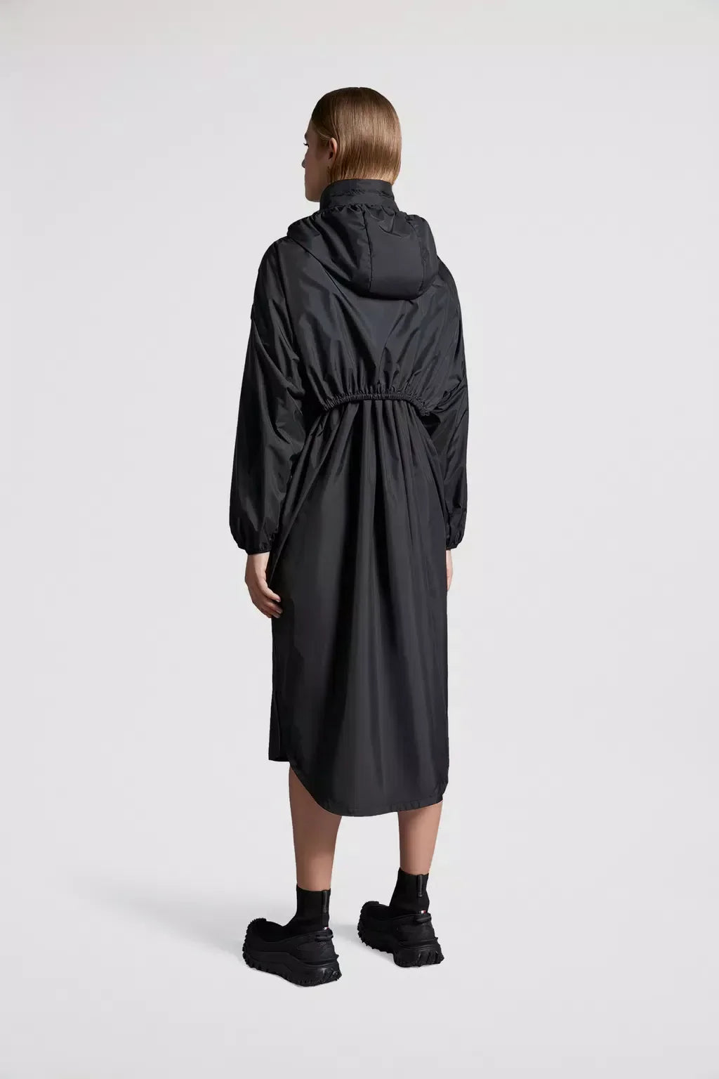 Licasto Rain Coat – the rain coat is featured in an oversized fit and enhanced with a hood – LUX VERSE Luxury Designer Fashion Outlet