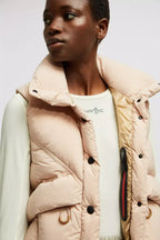 Marolies Down Vest – adding extra protection while you explore, a stand collar completes the style – LUX VERSE Luxury Designer Fashion Outlet
