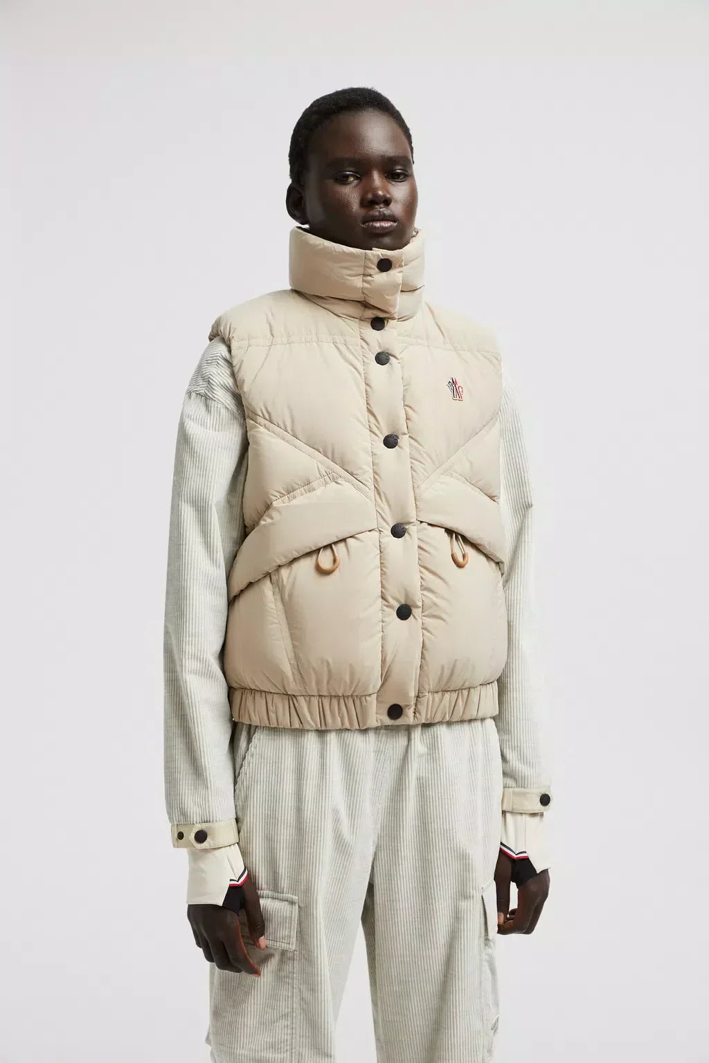 Marolies Down Vest – the puffer vest is crafted from technical poplin with a practical nylon lining – LUX VERSE Luxury Designer Fashion Outlet
