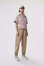 Sorapis Down Vest – crafted from longue saison Nylon lining Down-filled Canvas yoke Velvet inner collar – LUX VERSE Luxury Designer Fashion Outlet