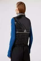 Gumiane Down Vest – crafted from micro ripstop Nylon lining Down-filled Pull-out hood with micro ripstop – LUX VERSE Luxury Designer Fashion Outlet