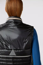 Gumiane Down Vest – crafted from micro ripstop Nylon lining Down-filled Pull-out hood with micro ripstop – LUX VERSE Luxury Designer Fashion Outlet
