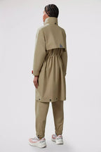 Seigne Shell Jacket – the style is transformable - the coat's length can be shortened through snap button – LUX VERSE Luxury Designer Fashion Outlet