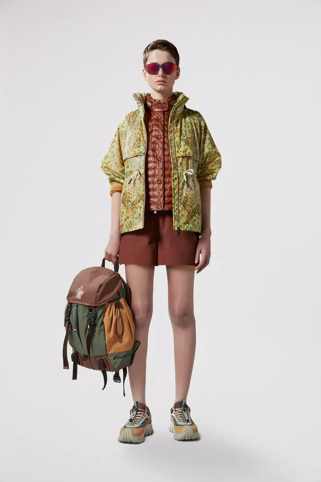 Folyeres Shell Jacket – profoundly practical, the design is finished with a pull-out hood – LUX VERSE Luxury Designer Fashion Outlet