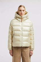 Biron Short Down Jacket – the short puffer is enhanced with a hood for added protection – LUX VERSE Luxury Designer Fashion Outlet