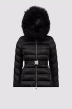 Cupidone Short Down Jacket – crafted from nylon satin, the hooded puffer jacket is finished with a cozy – LUX VERSE Luxury Designer Fashion Outlet