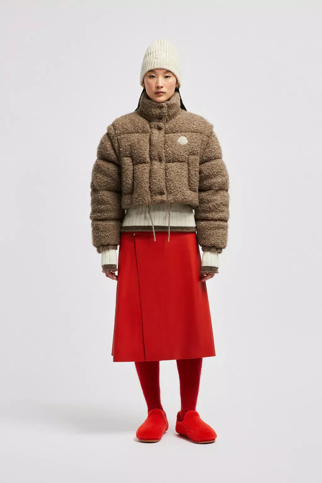 Cytinelle 2-in-1 Tweed Down Jacket – featured in an oversized silhouette, the 2-in-1 style moves effortlessly between – LUX VERSE Luxury Designer Fashion Outlet