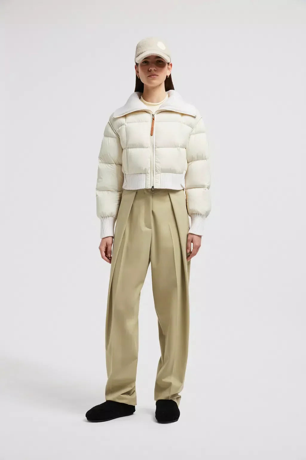 Jadeite Short Down Jacket – featured in a bomber shape, the piece layers perfectly over sophisticated or casual – LUX VERSE Luxury Designer Fashion Outlet
