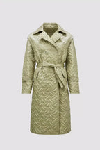 Samare Padded Trench Coat – timeless taste meets the utmost luxury in the Samare trench – LUX VERSE Luxury Designer Fashion Outlet