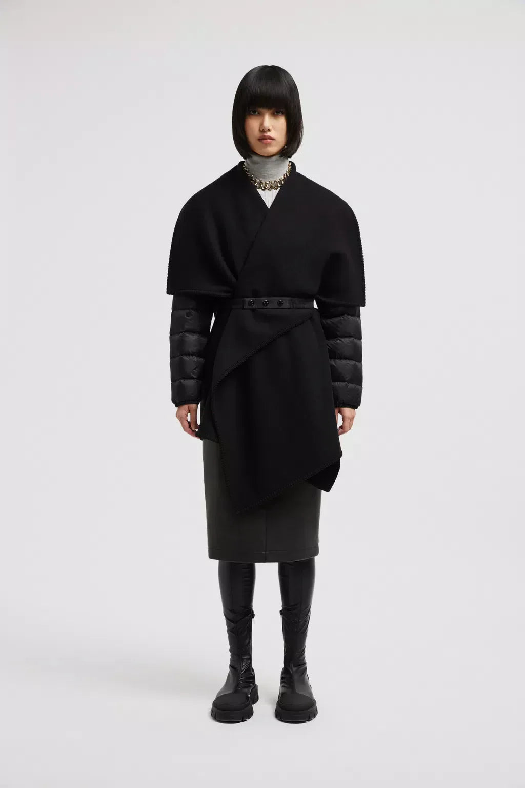 Wool Felt Cape – a sophisticated design, this cape is made for women who prefer to invest in luxury – LUX VERSE Luxury Designer Fashion Outlet