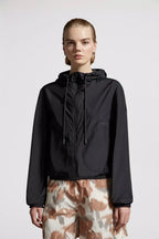 Cassie Hooded Jacket – the hooded jacket is enhanced with nylon laqué lining – LUX VERSE Luxury Designer Fashion Outlet
