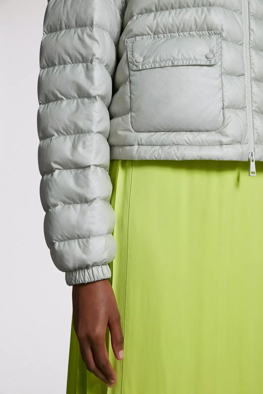 Morelans Short Down Jacket – crafted from ripstop nylon Longue saison lining Down-filled Collar with snap button – LUX VERSE Luxury Designer Fashion Outlet