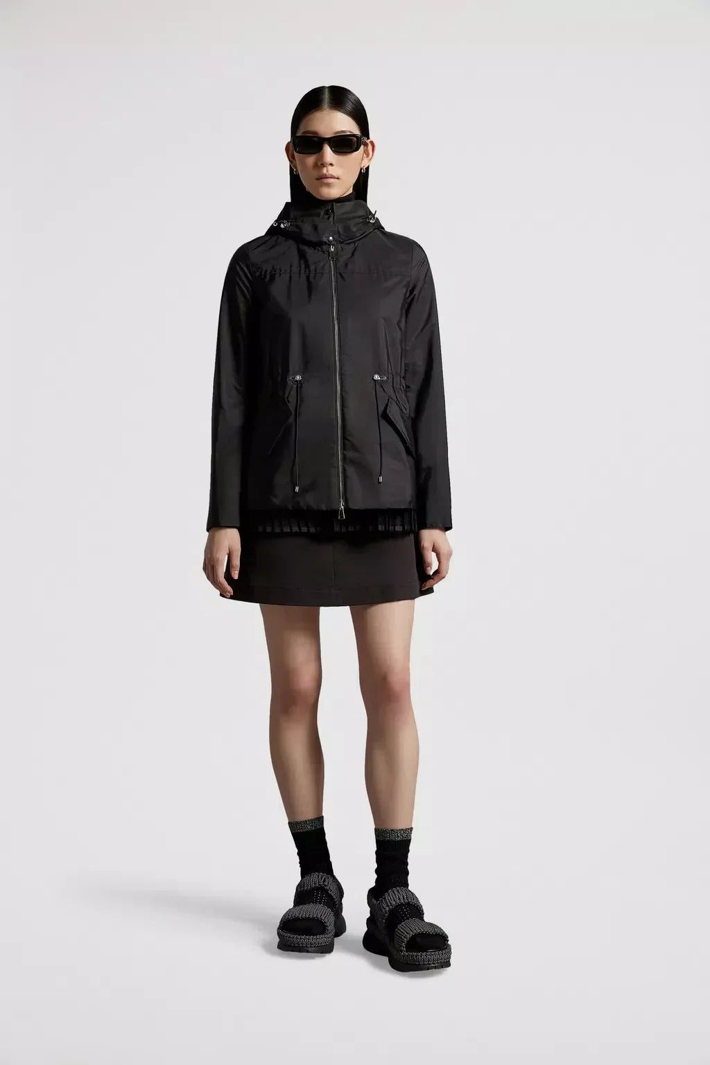 Baaba Parka – crafted from nylon, the parka is enhanced with water-repellent lining – LUX VERSE Luxury Designer Fashion Outlet
