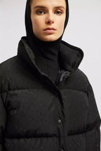 Citrine Short Down Jacket – crafted from a plush cashmere and wool blend, the short jacket features a fully – LUX VERSE Luxury Designer Fashion Outlet