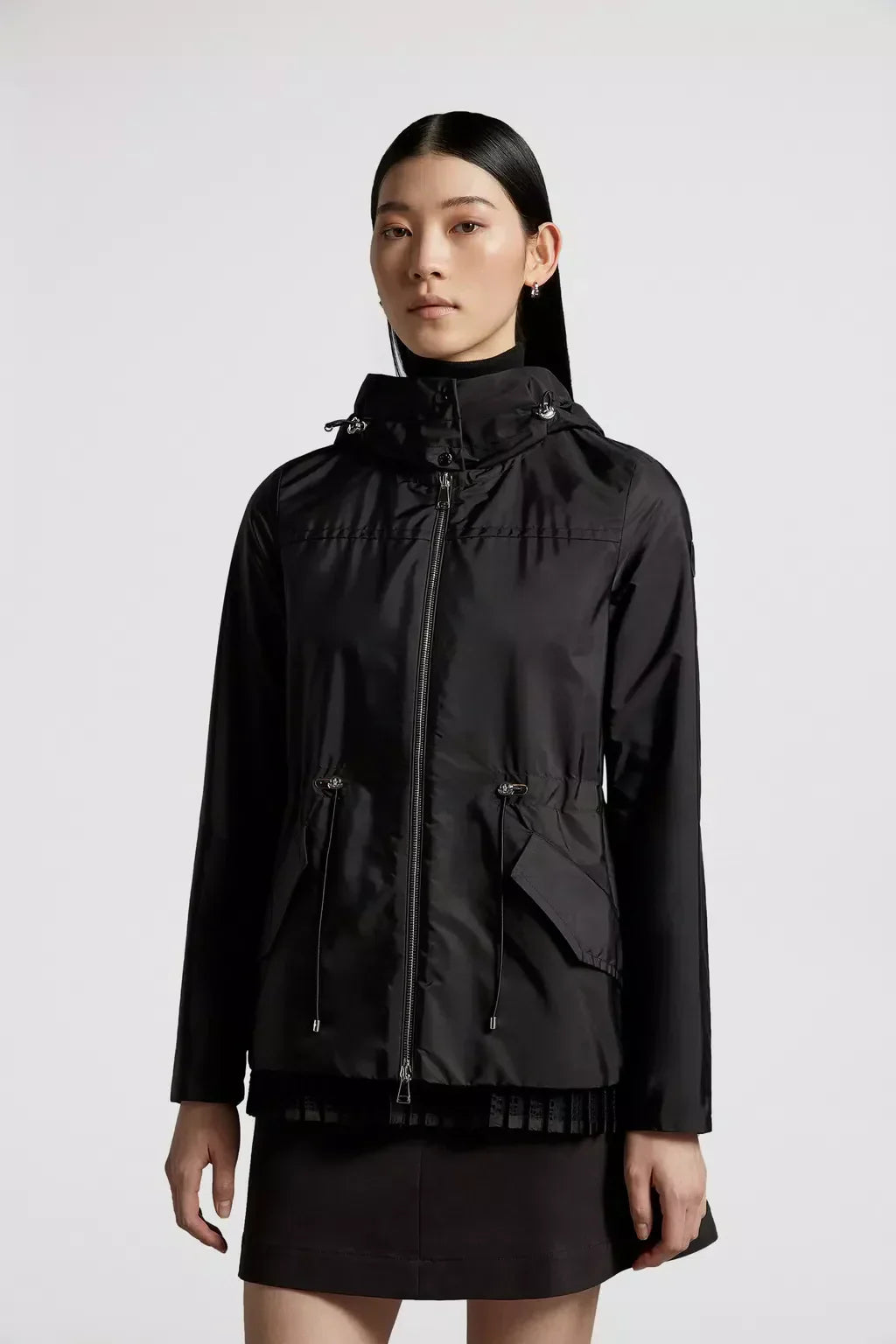 Baaba Parka – discreetly peeking from under the hemline, a lace trim adds an unexpected romantic – LUX VERSE Luxury Designer Fashion Outlet