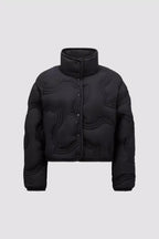 Beryl Short Down Jacket – the short puffer is crafted from nylon with an ultra-soft finish and paired – LUX VERSE Luxury Designer Fashion Outlet