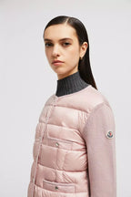 Padded Wool Cardigan – an adjustable hood and zipped pockets enhance practicality – LUX VERSE Luxury Designer Fashion Outlet