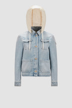 Melissa Denim Jacket – crafted from denim, the Melissa jacket is enhanced with a lightweight, detachable – LUX VERSE Luxury Designer Fashion Outlet