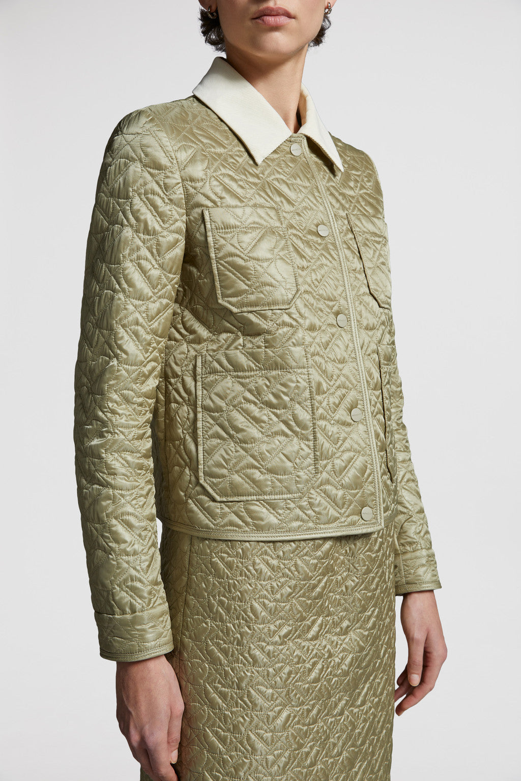 Vaerde Padded Shirt Jacket – pairs perfectly with a matching skirt, for a look inspired by ‘50s elegance – LUX VERSE Luxury Designer Fashion Outlet
