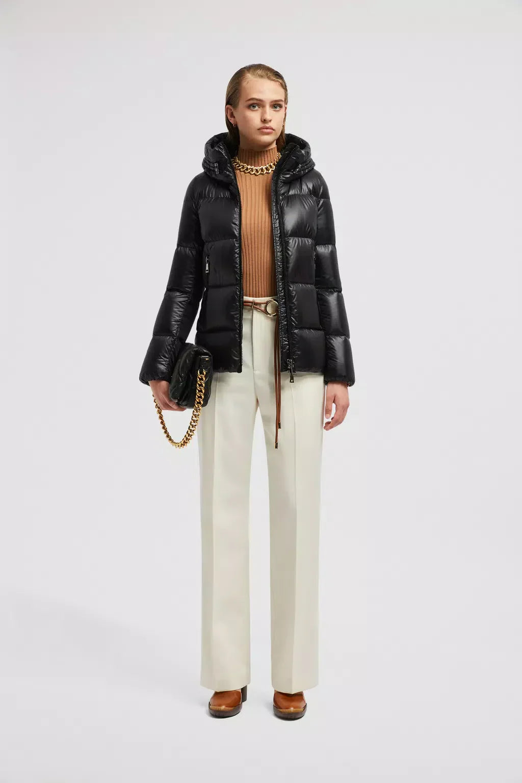 Seritte Short Down Jacket – the hooded jacket features a classic shape, designed to transcend seasons and trends – LUX VERSE Luxury Designer Fashion Outlet
