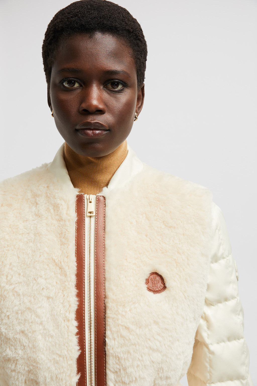 Sorbier Long Down Vest – the puffer vest is further refined through a leather trim and belted silhouette – LUX VERSE Luxury Designer Fashion Outlet
