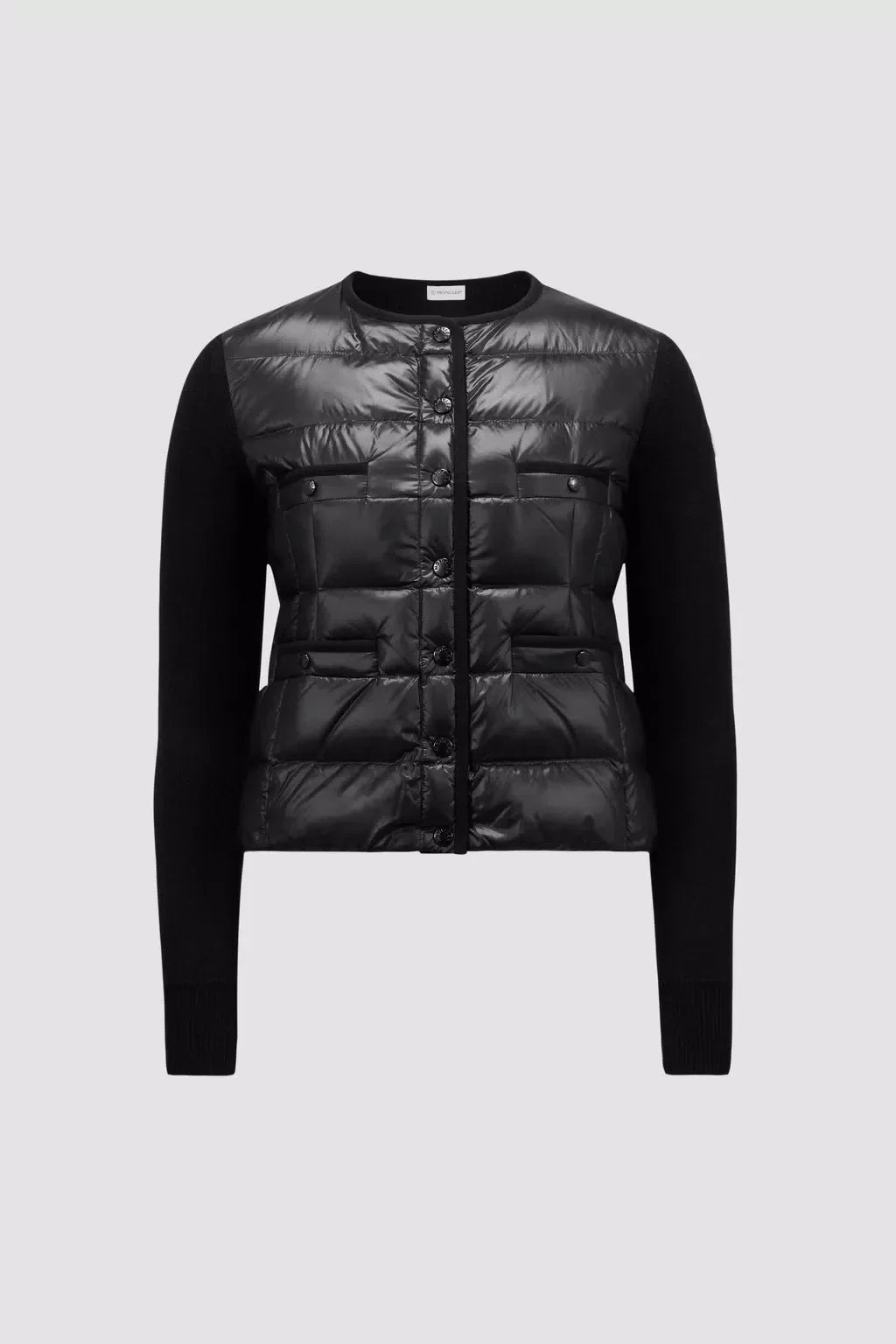 Padded Wool Cardigan – sporty and elegant, the Avoce down jacket encapsulates the woman's aesthetic – LUX VERSE Luxury Designer Fashion Outlet