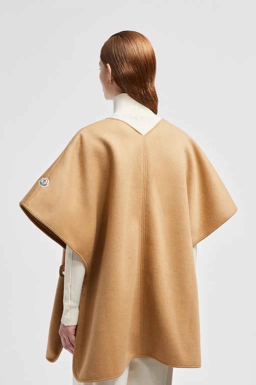 Wool & Nylon Cape – easily worn alone in milder weather or layered over other pieces, this cape is – LUX VERSE Luxury Designer Fashion Outlet