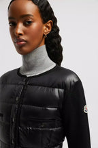 Padded Wool Cardigan – sporty and elegant, the Avoce down jacket encapsulates the woman's aesthetic – LUX VERSE Luxury Designer Fashion Outlet