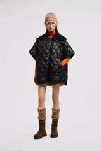 Padded Cape – a plush teddy collar completes the style – LUX VERSE Luxury Designer Fashion Outlet