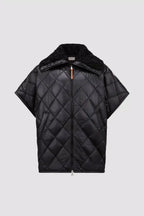 Padded Cape – designed to be worn throughout the year, this down cape is ideal for layering – LUX VERSE Luxury Designer Fashion Outlet