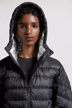 Delfo Short Down Jacket – crafted from longue saison Coated lightweight ripstop lining Down-filled Hood Zipper – LUX VERSE Luxury Designer Fashion Outlet