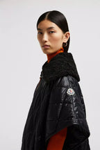 Padded Cape – a plush teddy collar completes the style – LUX VERSE Luxury Designer Fashion Outlet