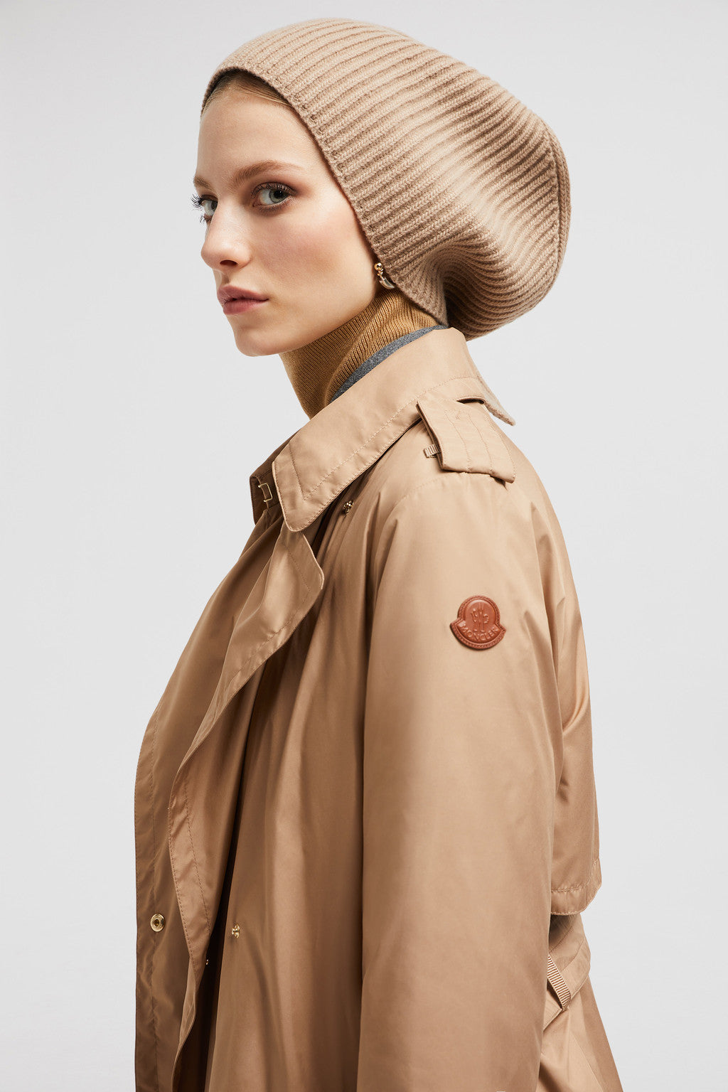 Barbetane Down Trench Coat – boasting a detachable hood, the long down jacket adapts to the weather – LUX VERSE Luxury Designer Fashion Outlet