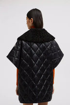 Padded Cape – designed to be worn throughout the year, this down cape is ideal for layering – LUX VERSE Luxury Designer Fashion Outlet
