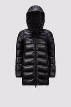 Suyen Long Down Jacket – a sophisticated, must-have piece for winter in the city, the Suyen long down jacket – LUX VERSE Luxury Designer Fashion Outlet