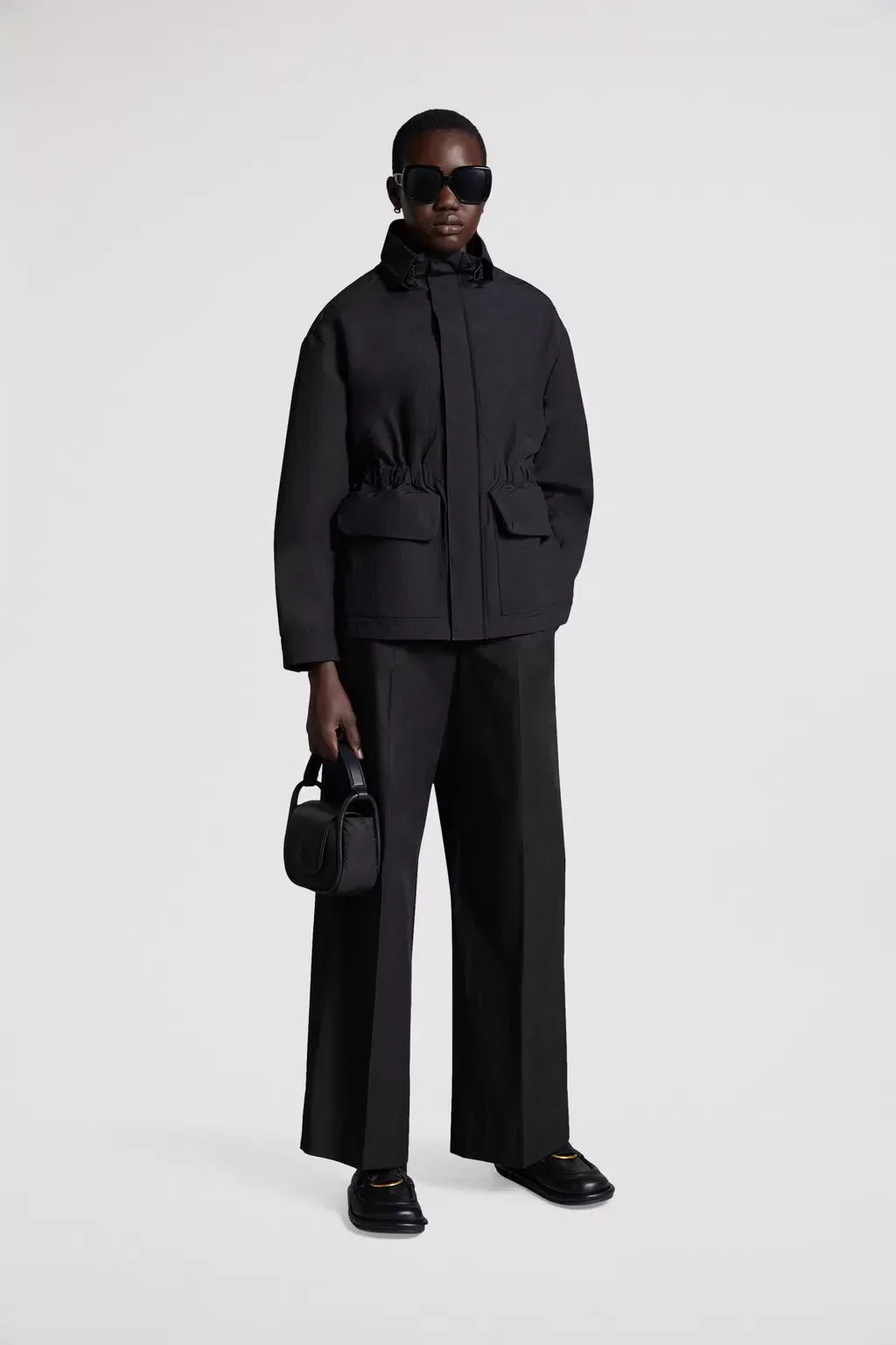 Lierre Jacket – crafted from ripstop, the field jacket is softened with an adjustable waistline, – LUX VERSE Luxury Designer Fashion Outlet
