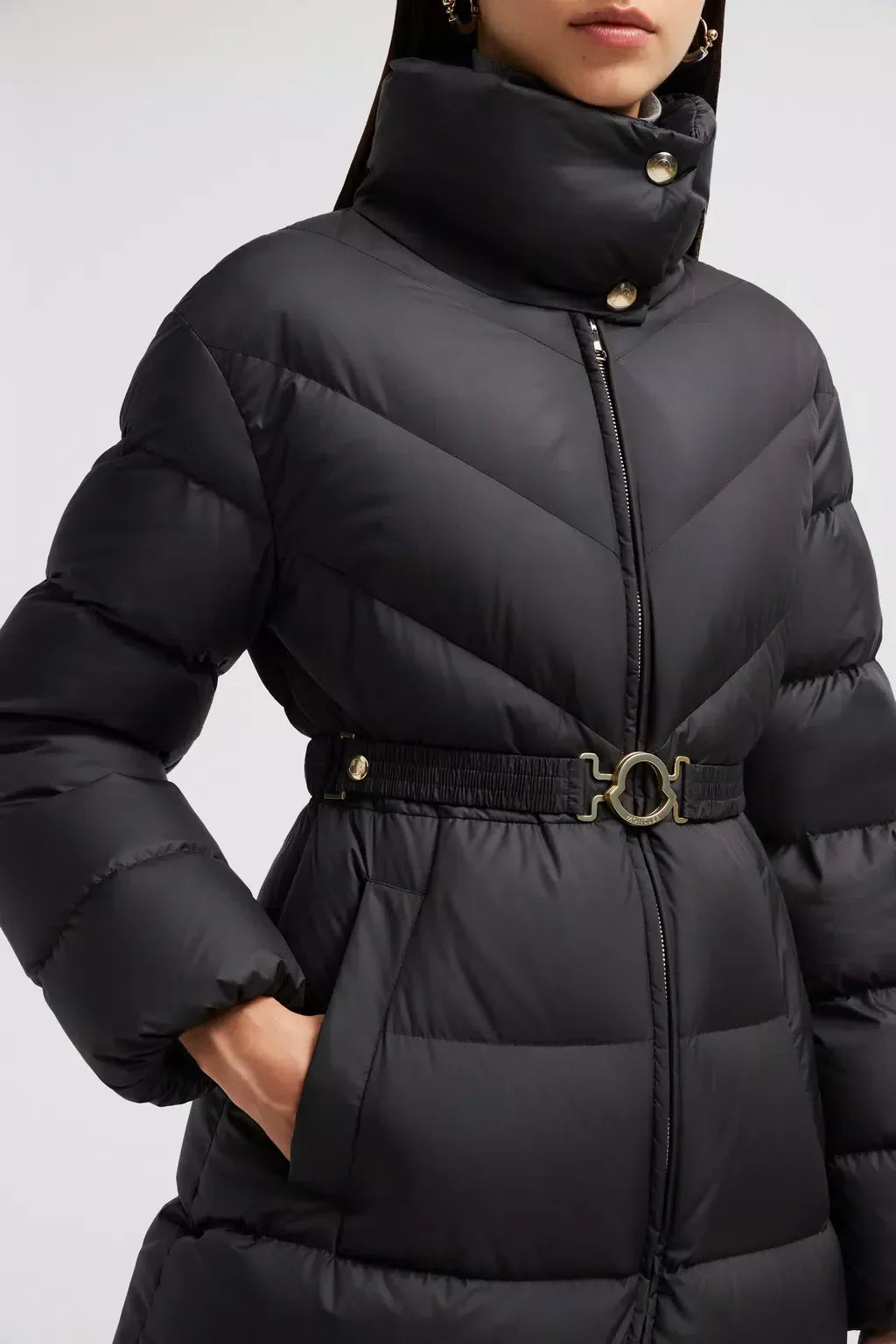 Brou Long Down Jacket – the long puffer is crafted from ultra-lightweight polyester with a supremely soft – LUX VERSE Luxury Designer Fashion Outlet