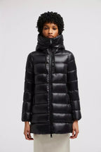 Suyen Long Down Jacket – the boudin-quilted down coat boasts a feminine flared shape that layers well over – LUX VERSE Luxury Designer Fashion Outlet