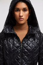 Bagnac Long Down Jacket – crafted from longue saison Thindown-fill Hood and waist with drawstring fastenings – LUX VERSE Luxury Designer Fashion Outlet