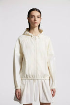 Edipo Hooded Jacket – the nylon laqué jacket is finished with a hood and drawstring fastening – LUX VERSE Luxury Designer Fashion Outlet