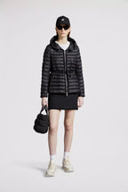 Raie Short Down Jacket – crafted from nylon léger Nylon léger lining Grosgrain trim Down-filled Hood – LUX VERSE Luxury Designer Fashion Outlet